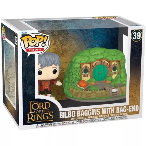Funko Pop! Bilbo Baggins with Bag-End #39 The Lord of the Rings Box