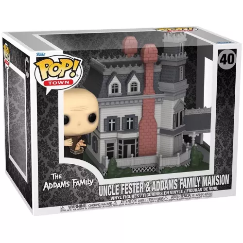Funko Pop! Uncle Fester & Addams Family Mansion #40 Box