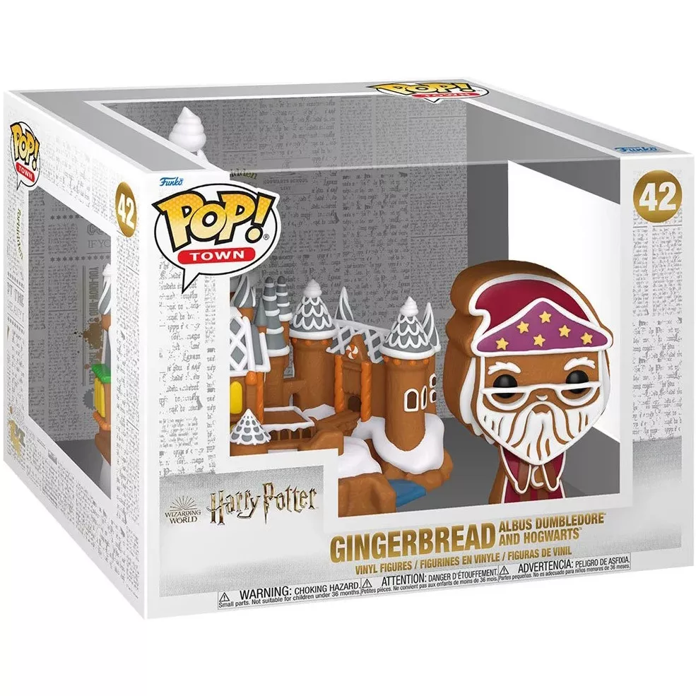 Gingerbread Albus Dumbledore and Hogwarts Box