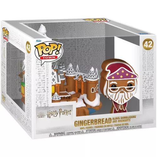 Funko Pop! Gingerbread Albus Dumbledore and Hogwarts #42 Box