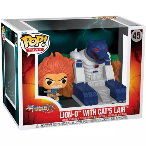 Funko Pop! Lion-O with Cats' Lair #45 Thundercats Classic Box