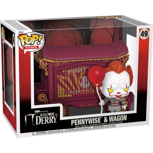 Funko Pop! Pennywise & Wagon #49 HBO Original It Welcome to Derry Box