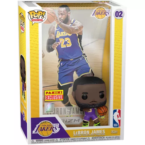 Funko Pop! LeBron James #02 Gold Card Los Angeles Lakers Box