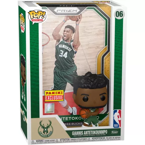 Funko Pop! Giannis Antetokounmpo #06 Gold Card Milwaukee Bucks Box