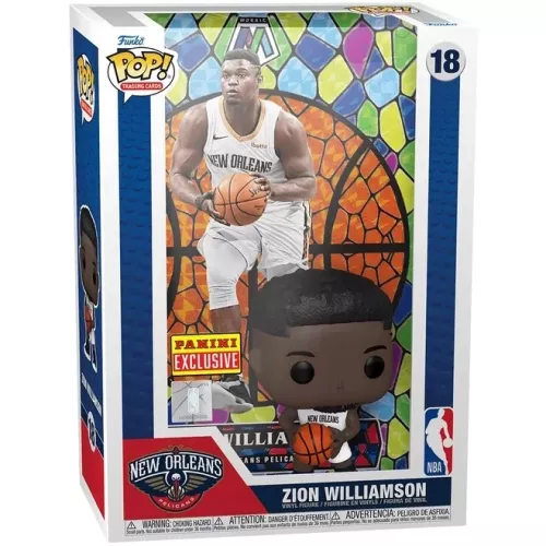 Funko Pop! Zion Williamson #18 Mosaic Prisms New Orleans Pelicans Box