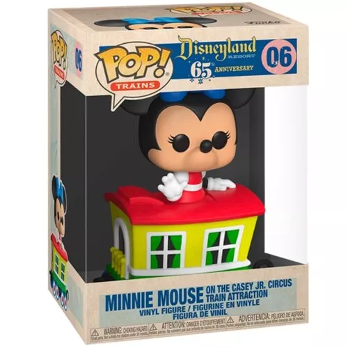 Minnie Mouse on the Casey Jr. Circus Train Attraction Box
