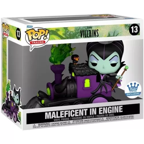 Funko Pop! Maleficent in Engine #13 Train Disney Villains Box