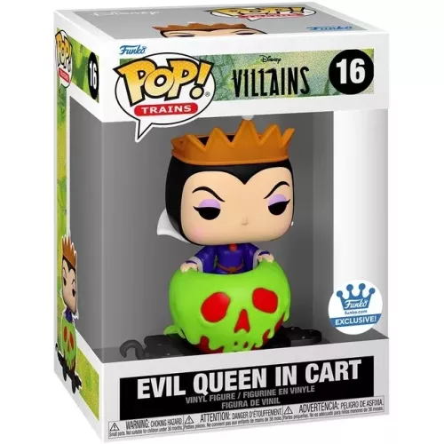 Funko Pop! Evil Queen in Cart #16 Train Disney Villains Box