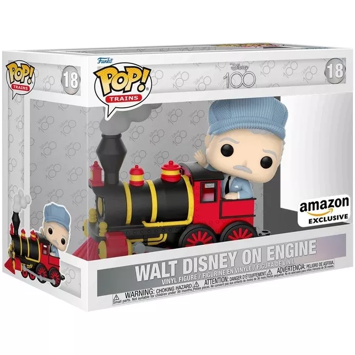 Walt Disney on Engine Box