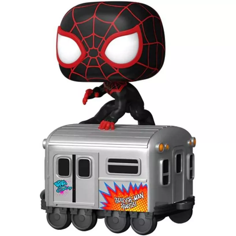 Miles Morales on Subway Car