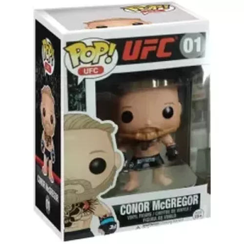 Funko Pop! Conor McGregor #01 Dethrone logo UFC: Ultimate Fighting Championship Box