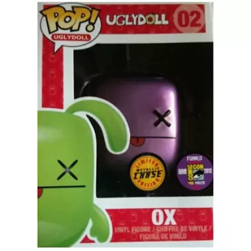 Funko Pop! Ox #02 SDCC Chase Metallic Pretty Ugly Uglydoll Box