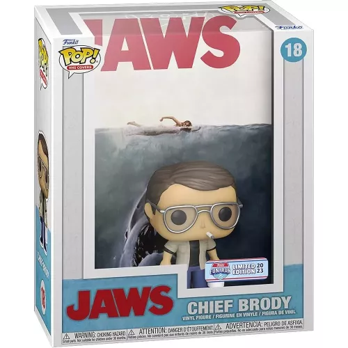 Funko Pop! Chief Brody #18 Jaws VHS Covers Vinyl Figure Box