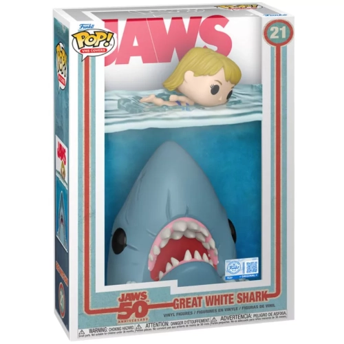 Funko Pop! Great White Shark #21 Jaws 50th Anniversary Box
