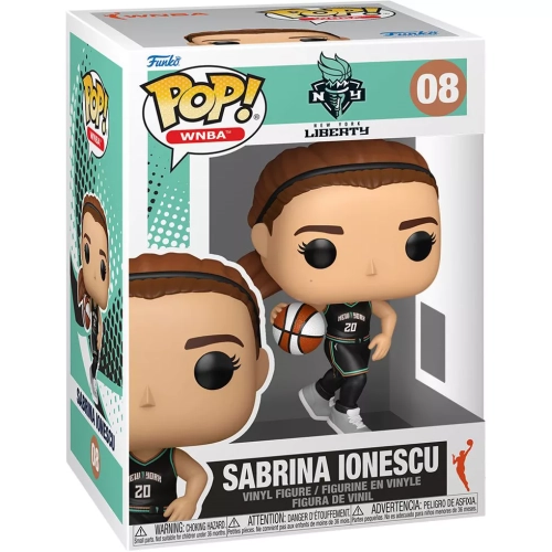 Funko Pop! Sabrina Ionescu #08 New York Liberty WNBA Box