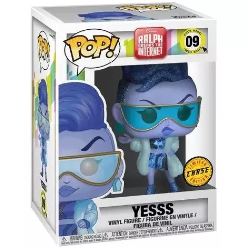 Funko Pop! Yesss #09 Chase Metallic Disney Ralph Breaks the Internet Box