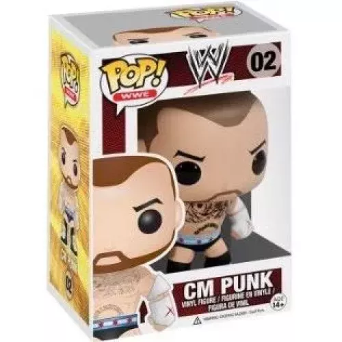 Funko Pop! CM Punk #02 WWE Wrestling Vinyl Figure Box