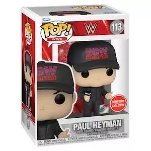 Funko Pop! Paul Heyman #113 WWE Wrestling Vinyl Figure Box