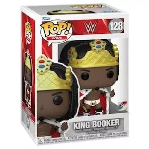 Funko Pop! King Booker #128 WWE Wrestling Vinyl Figure Box