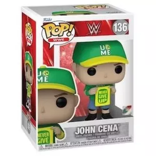 Funko Pop! John Cena #136 Never Give Up WWE Wrestling Box