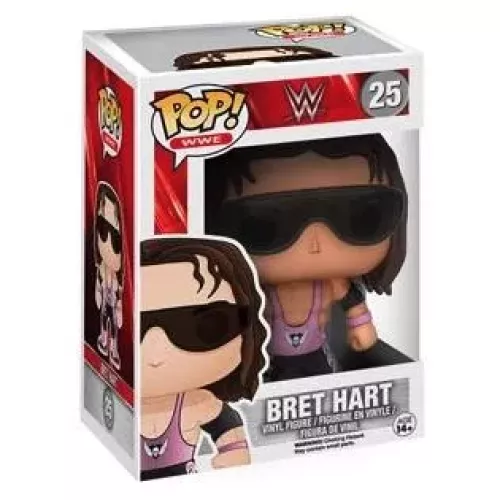 Funko Pop! Bret Hart #25 WWE Wrestling Vinyl Figure Box