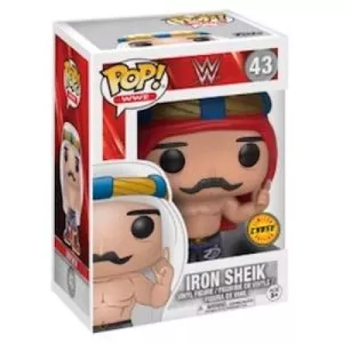 Funko Pop! Iron Sheik #43 Red Headscarf Chase WWE Wrestling Box