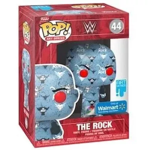 Funko Pop! The Rock #44 Art Series WWE Wrestling Vinyl Figure Box