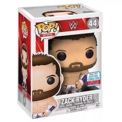 Funko Pop! Zack Ryder #44 Purple WWE Wrestling Vinyl Figure Box
