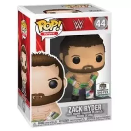 Funko Pop! Zack Ryder #44 Green WWE Wrestling Vinyl Figure Box