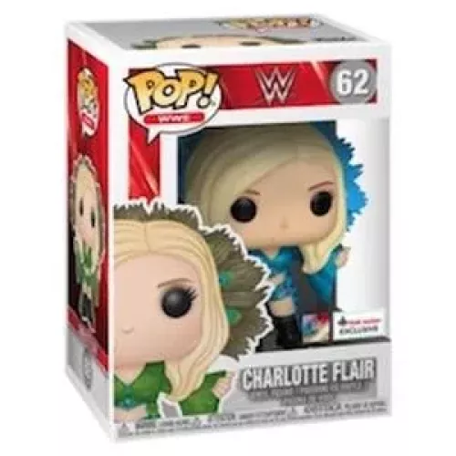 Funko Pop! Charlotte Flair #62 Blue WWE Wrestling Vinyl Figure Box