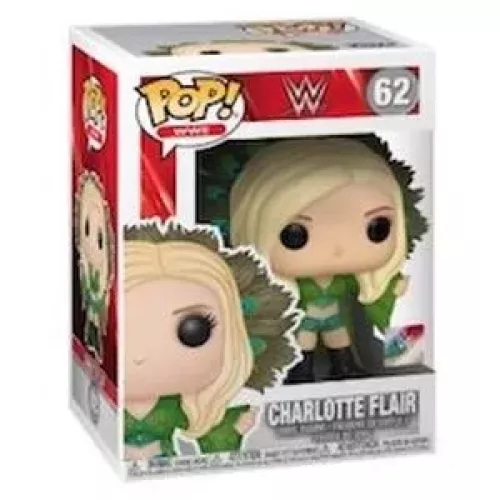 Funko Pop! Charlotte Flair #62 Green WWE Wrestling Box