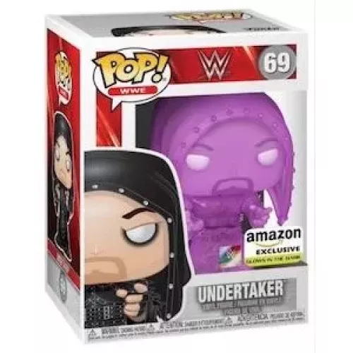 Funko Pop! The Undertaker #69 Purple Glows in the Dark Box