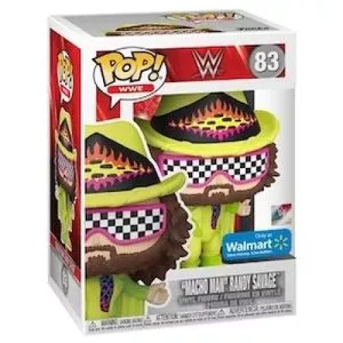 Funko Pop! “Macho Man” Randy Savage #83 Checkered Glasses Box