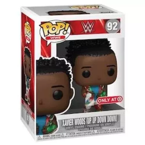 Funko Pop! Xavier Woods #92 Up Up Down Down WWE Wrestling Box