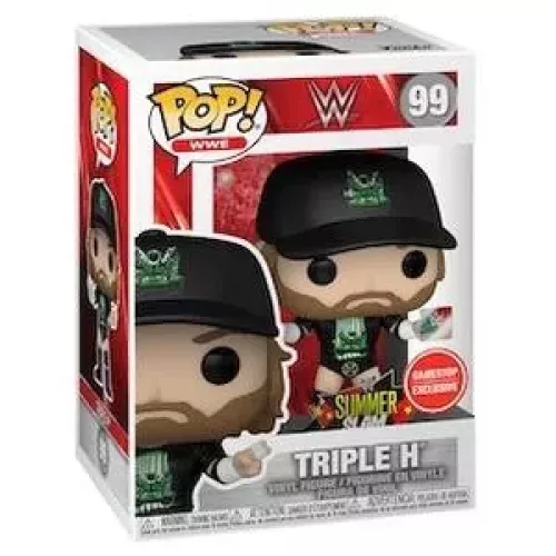 Funko Pop! Triple H #99 with Pin Degeneration X SummerSlam 2009 Box