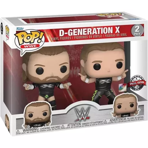 Funko Pop! Shawn Michaels 2 Pack D-Generation X WWE Wrestling Box