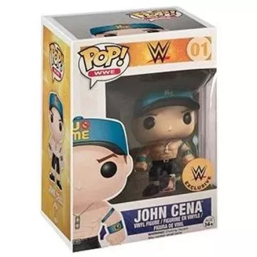 Funko Pop! John Cena #01 Black Pants WWE Wrestling Box