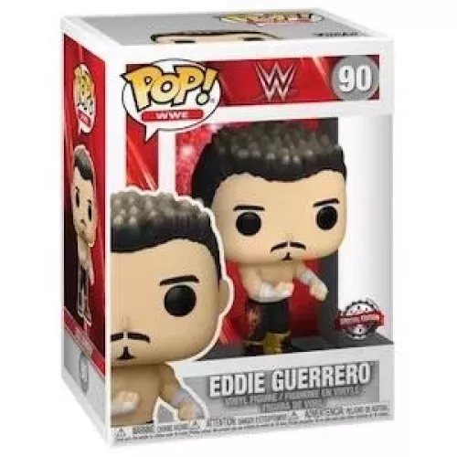 Funko Pop! Eddie Guerrero #90 with Pin WWE Wrestling Box