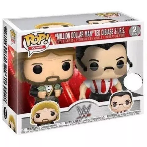 Funko Pop! I.R.S. 2 Pack “Million Dollar Man” WWE Wrestling Box