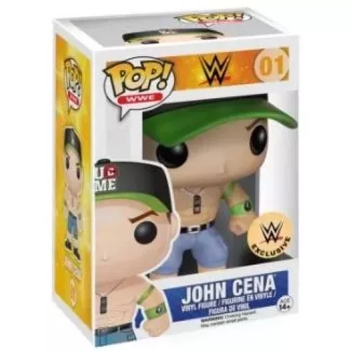 Funko Pop! John Cena #01 Green Hat Retired WWE Wrestling Box