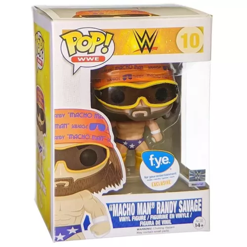 Funko Pop! “Macho Man” Randy Savage #10 Pink WWE Wrestling Box
