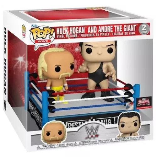 Funko Pop! Hulk Hogan & André the Giant 2 Pack WWE Wrestling Box