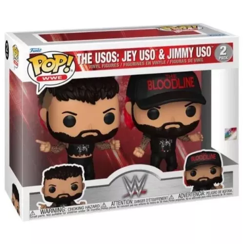 Funko Pop! Jimmy Uso 2 Pack The Usos WWE Wrestling Box