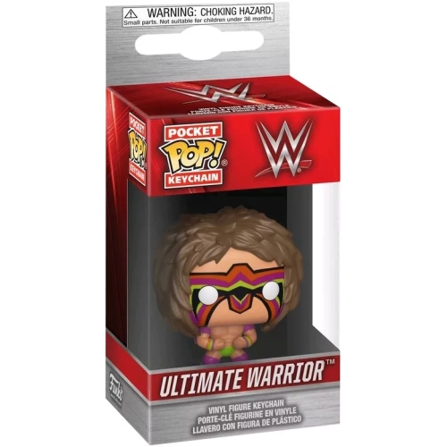 Funko Pop! Ultimate Warrior Pocket Pop! Keychain WWE Wrestling Box