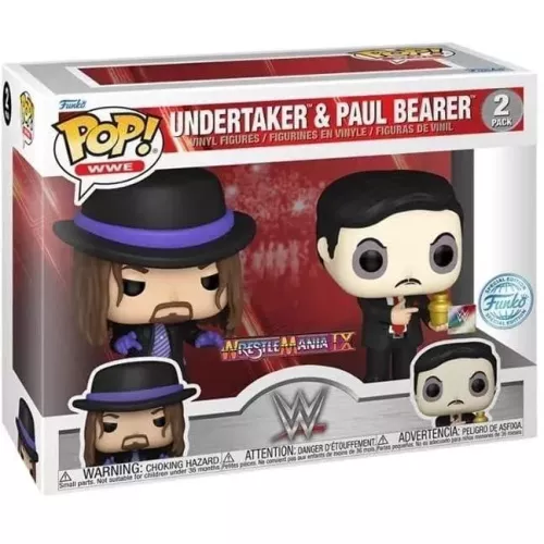 Funko Pop! Paul Bearer 2 Pack WrestleMania IX WWE Wrestling Box