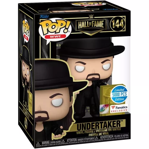Funko Pop! Undertaker #144 with Mini Plaque Hall of Fame Box
