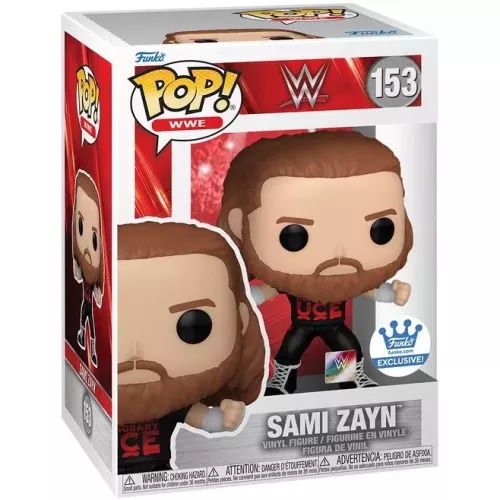 Funko Pop! Sami Zayn #153 WWE Wrestling Vinyl Figure Box