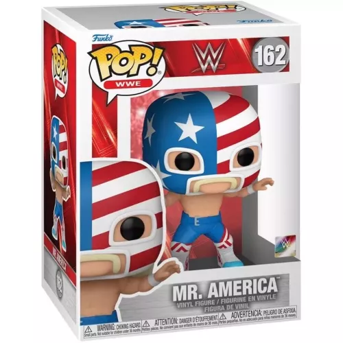 Funko Pop! Mr. America #162 WWE Wrestling Vinyl Figure Box
