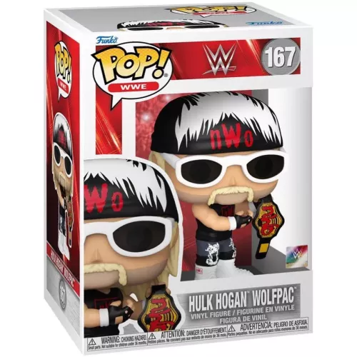 Funko Pop! Hulk Hogan Wolfpac #167 WWE Wrestling Vinyl Figure Box