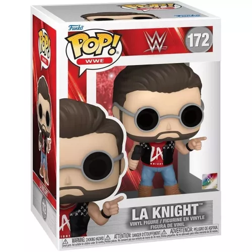 Funko Pop! LA Knight #172 WWE Wrestling Vinyl Figure Box